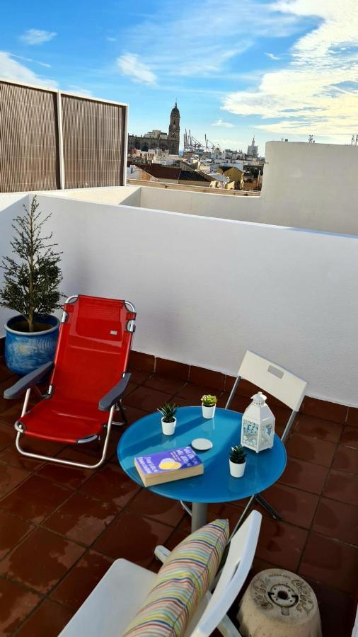 Penthouse With Solarium In The Center Of Malaga-Atico Con Solarium En El Centro De Malaga Apartment Ngoại thất bức ảnh
